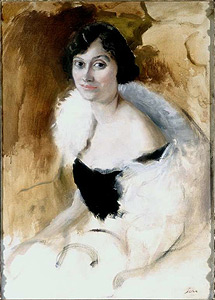 elizabeth augustus bibesco john asquith lady 1919 princess boa feather artists wikiart